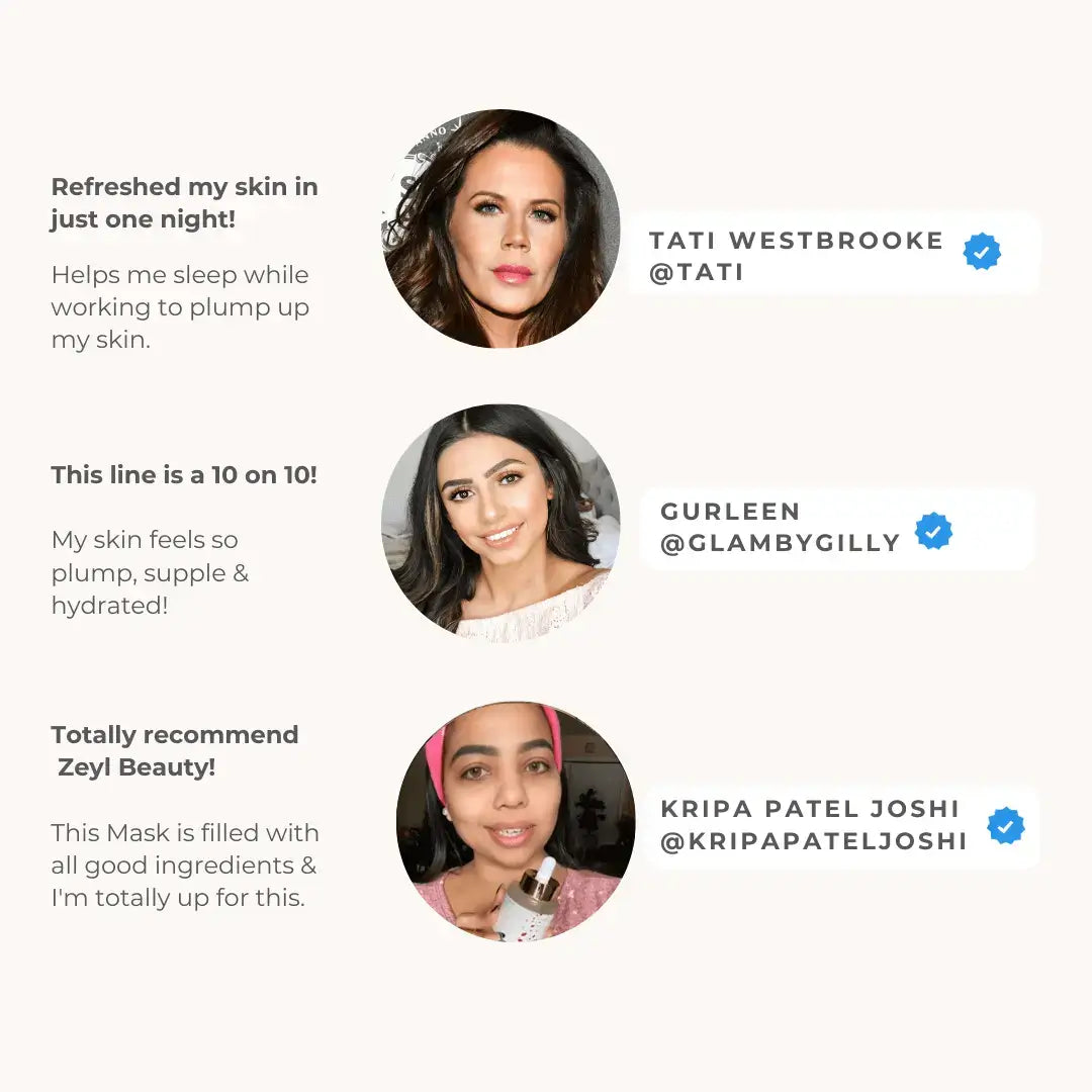 Zeyl Beauty skincare brightens skin tone, fades hyperpigmentation and reduces scarring. cruelty free, plant based vegan skincare. As seen on your favourite influencers Kripa Patel Joshi, Glam by Gilly, and Tati